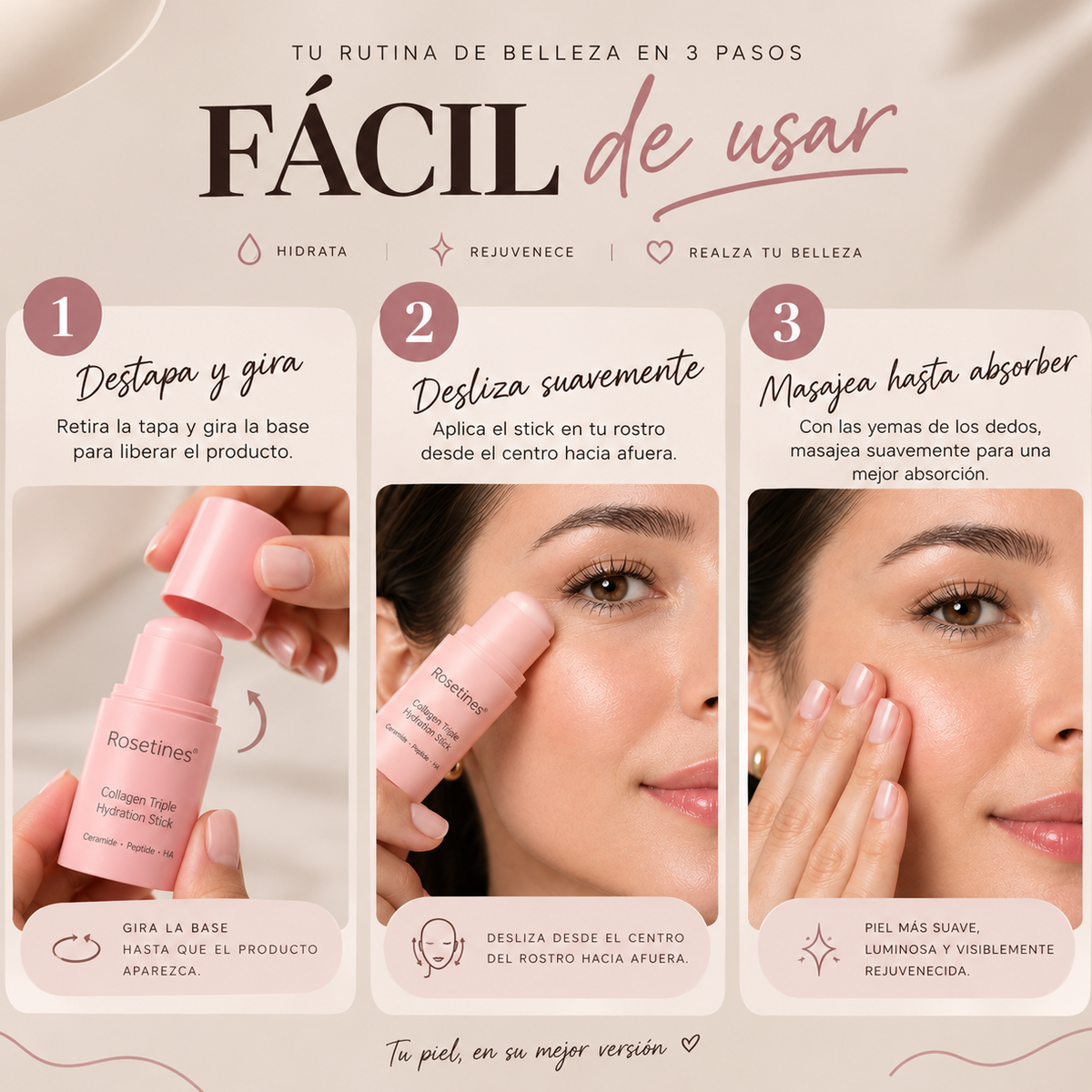Balsamo Facial Rosetimes Antiarrugas